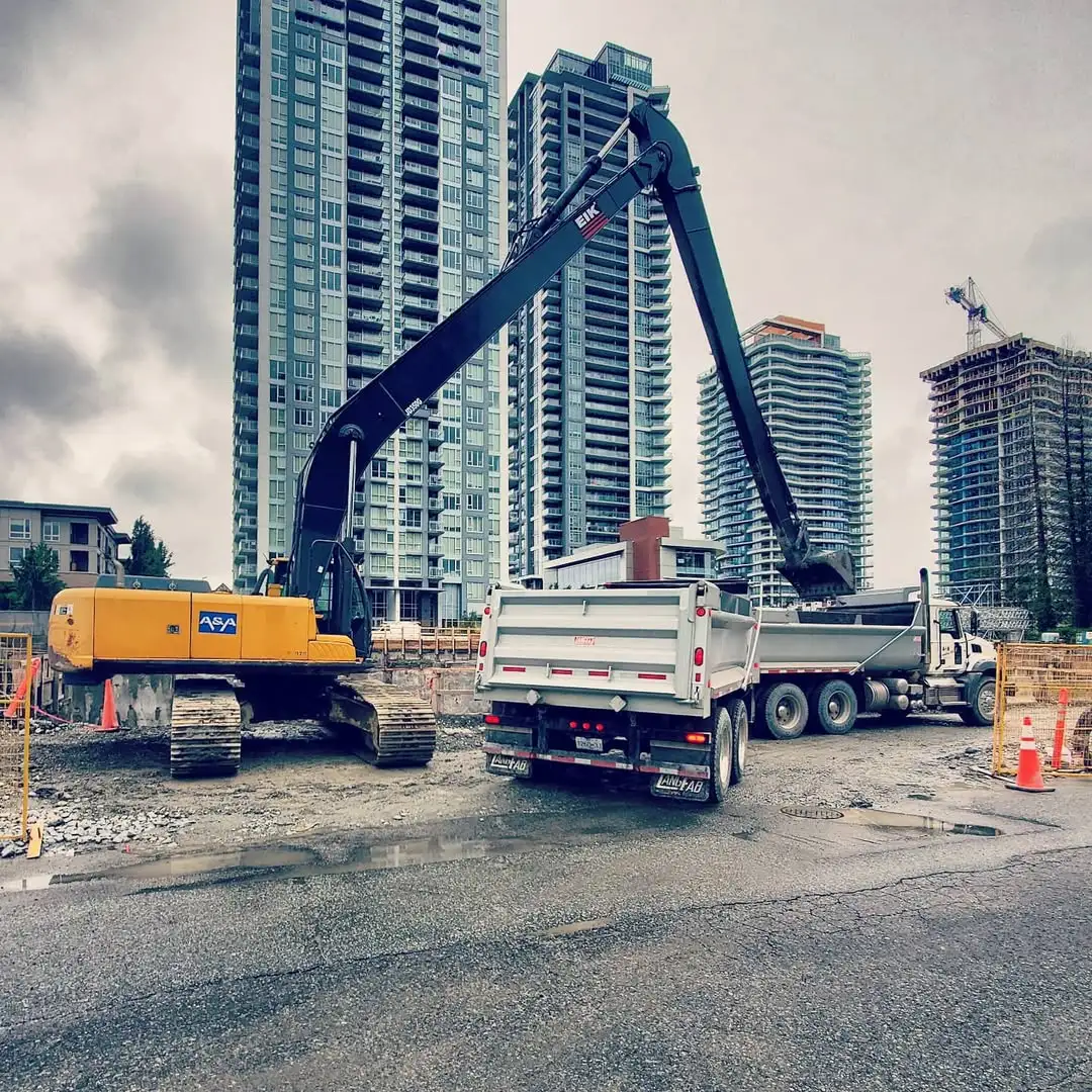 A&A Excavating team at work