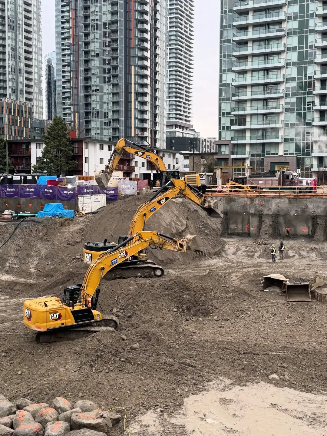 A&A Excavating crew on site